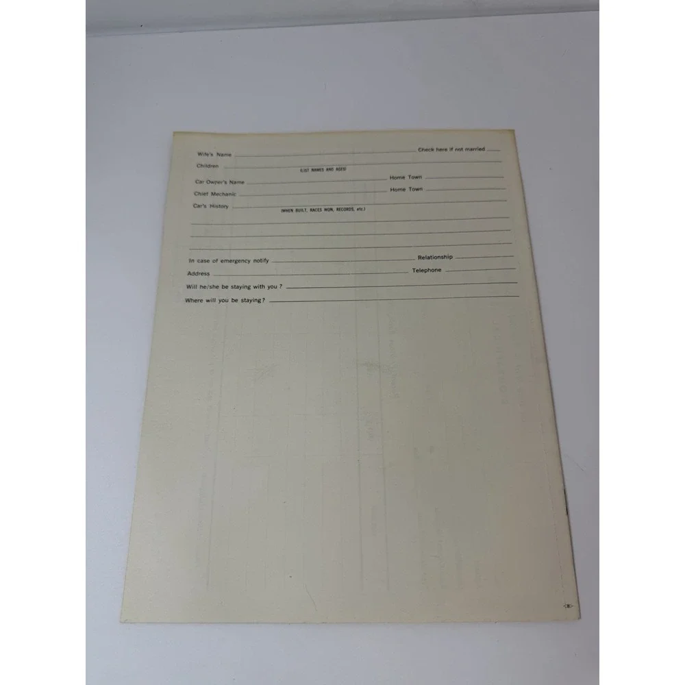 1967 Road America 500 Badger 200 July 28-30 Race Program And Entry Form